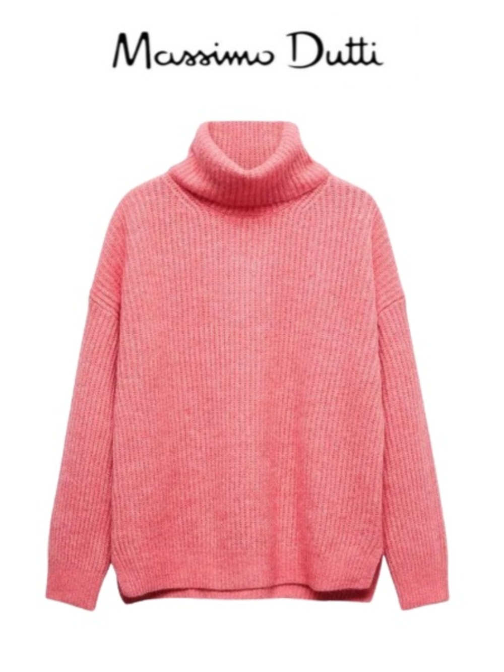 Massimo Dutti Coral alpaca blend Sweater